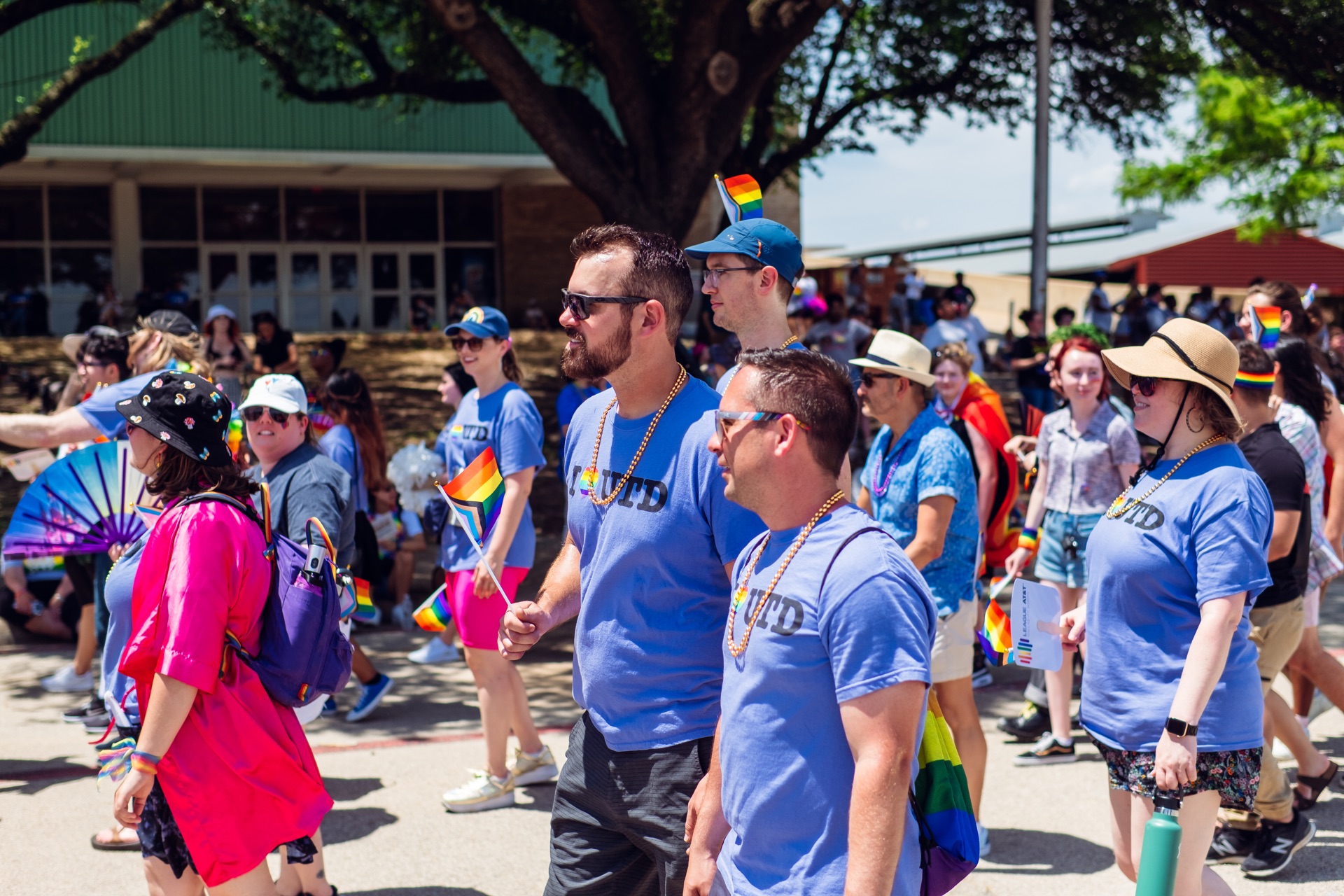 UTD Marchers at the Dallas Pride Parade